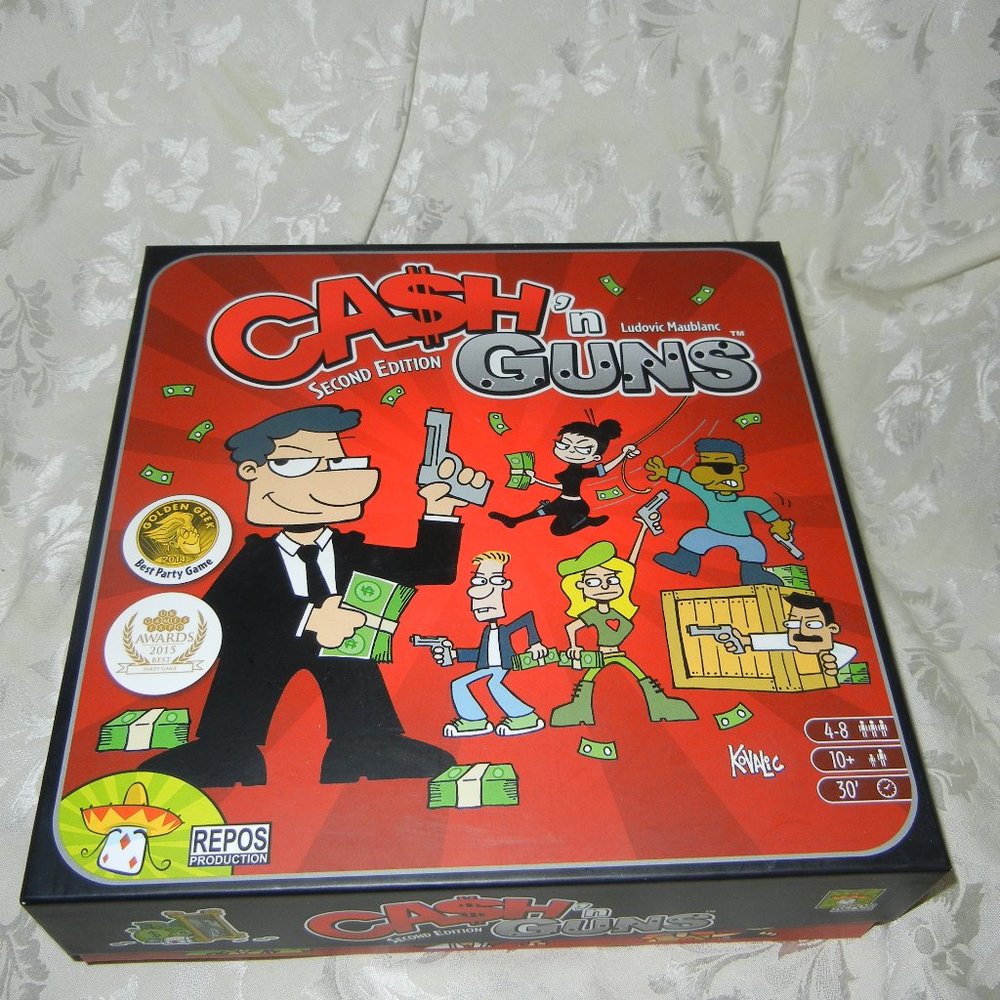 Cash 'N Guns Board Game by Ludovic Maublanc